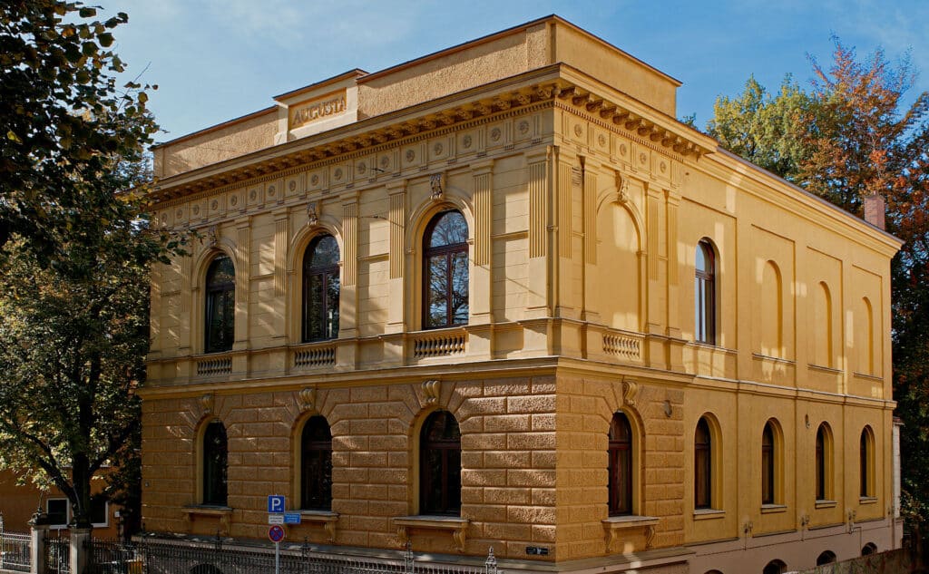 Bilck auf die Villa Augusta